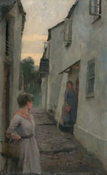 Scena di Strada con Figura, Cornovaglia